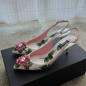 Dolce&Gabbana crystal heels size 9